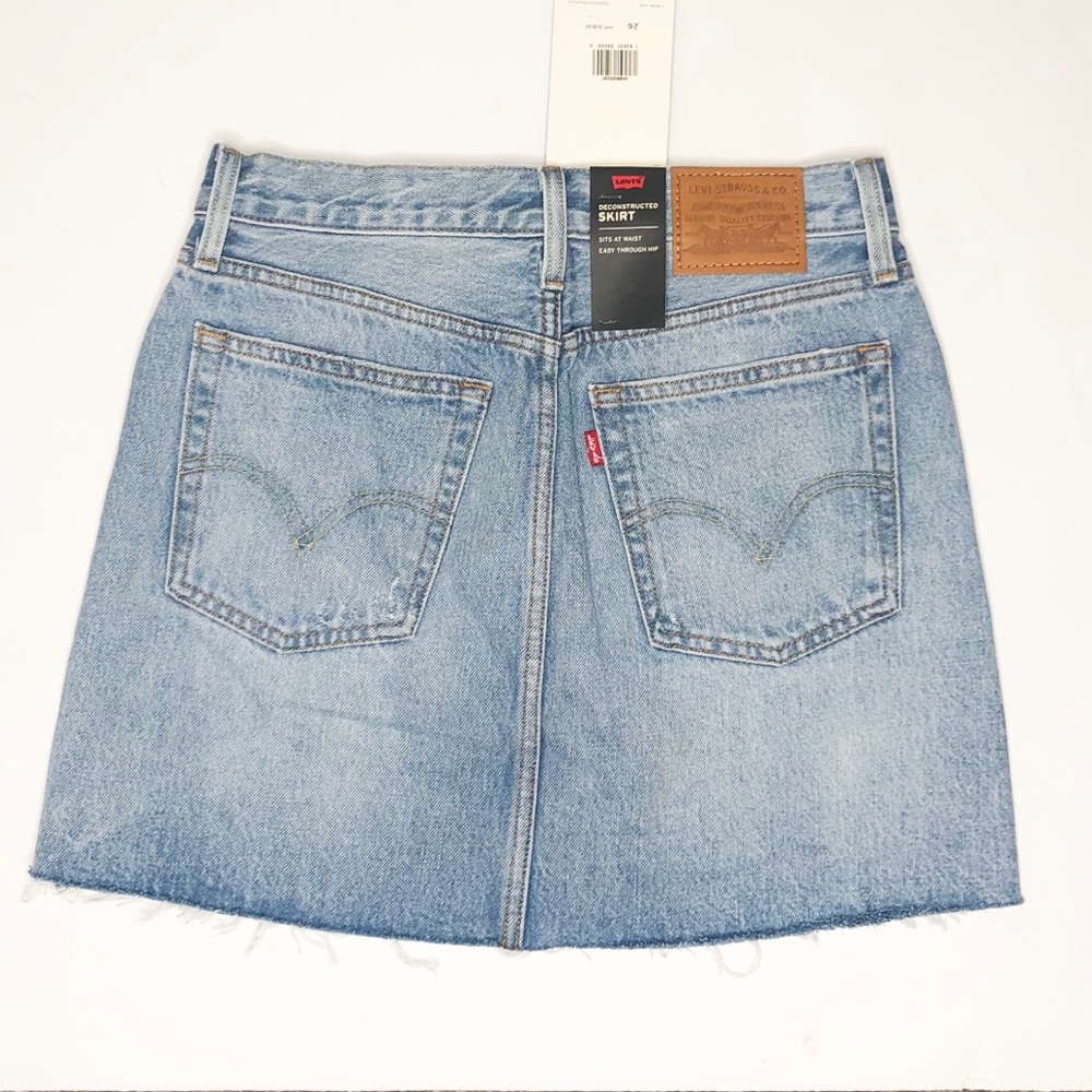 Levi’s rhinestone denim skirt NWT 26 - Picture 6 of 8